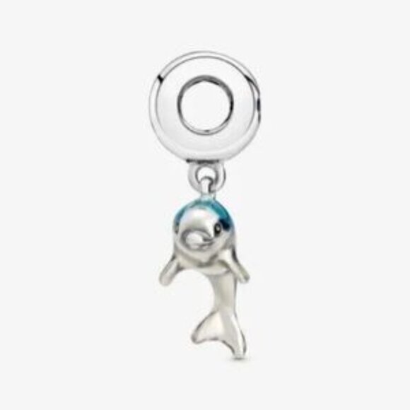 Pandora Shimmering Dolphin Dangle Charm - Picture 2 of 4